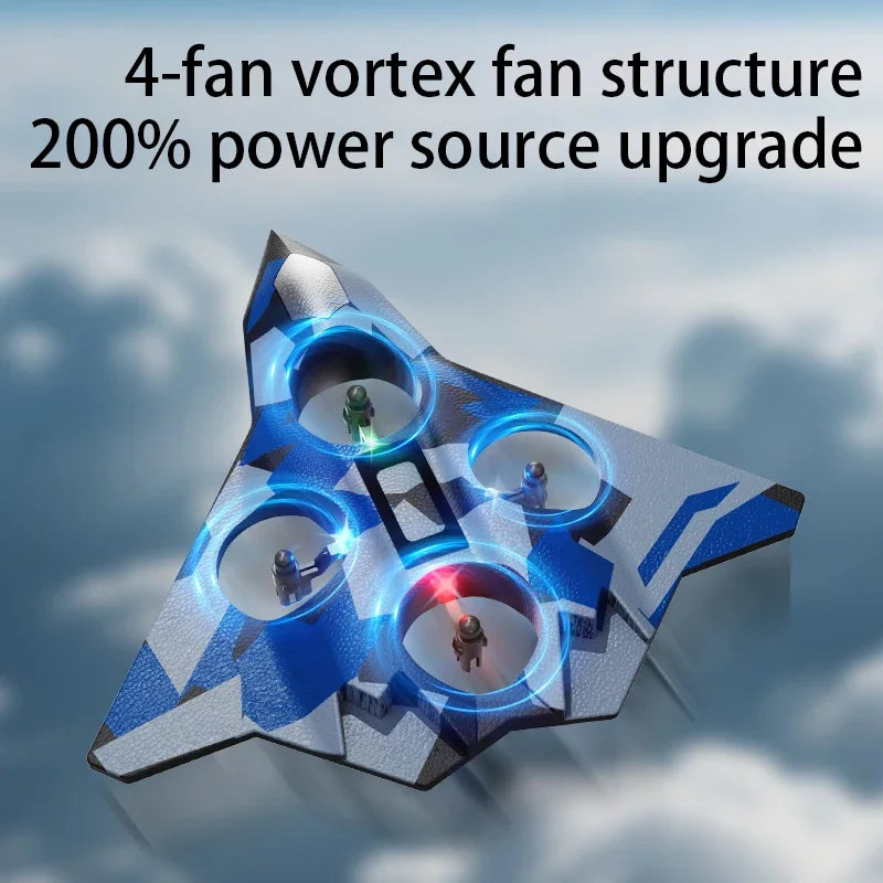 Avião de espuma de controle remoto CZ36 de sucesso transfronteiriço, lutador de voo de drone, brinquedo dublê de rolamento de altura fixa