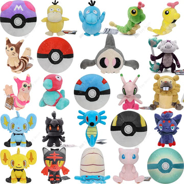 Pokemon bola mestre de pelúcia mimikyu horsea butterfree gastly gengar cubone zorua charizard gyados psyduck brinquedos de pelúcia