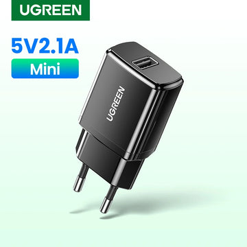 Ugreen 5v 2.1a carregador usb para iphone x 8 7 ipad carregador de parede rápido adaptador da ue para samsung s9 xiaomi mi 8 carregador do telefone móvel