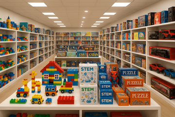 imagem referente a brinquedos para crianças e adultos profissional e chamativas