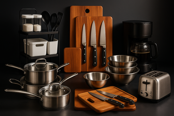 imagem referente a itens de casa e cozinha profissional e chamativa