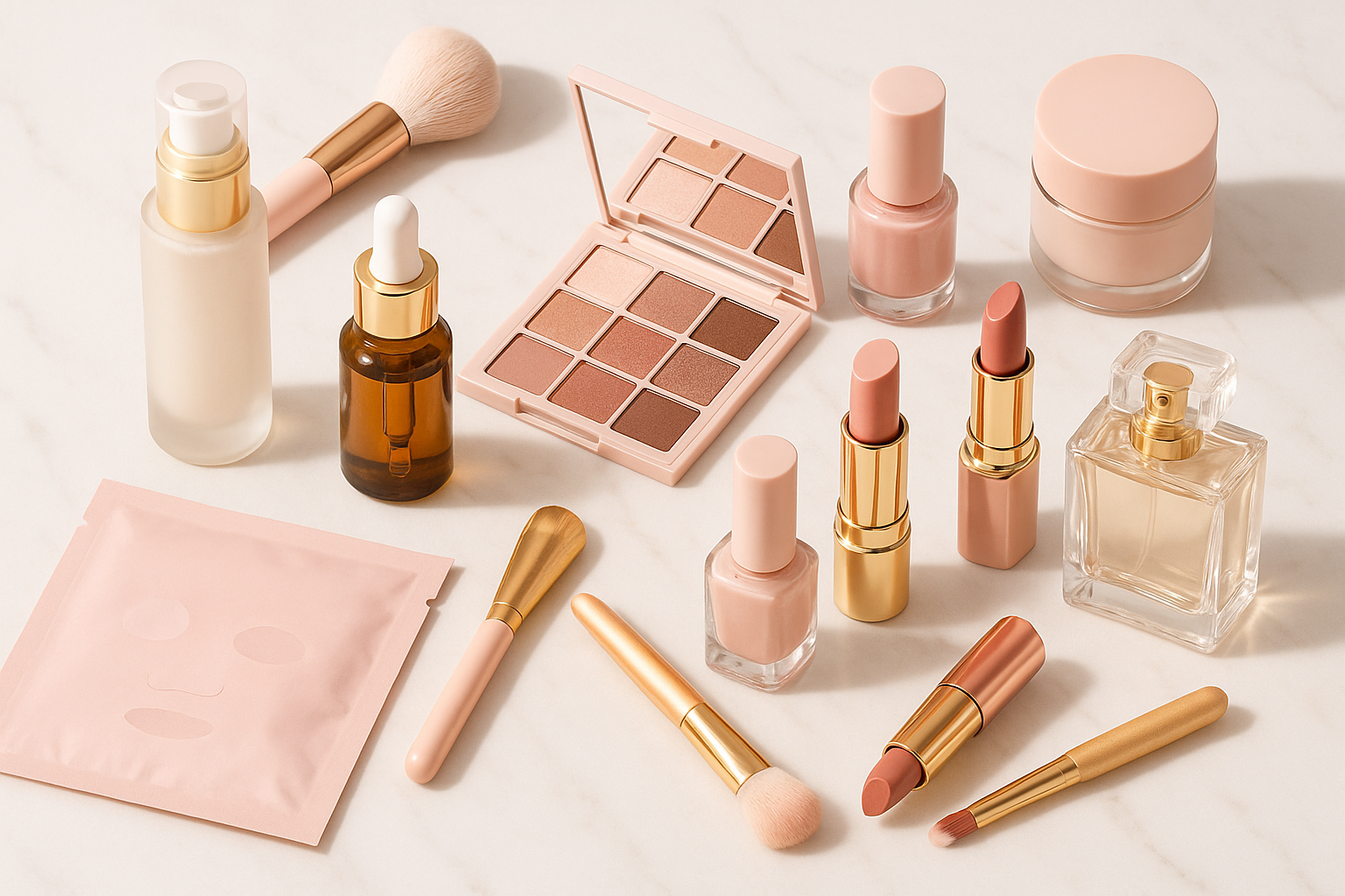 imagem referente a itens de saude/beleza feminino profissional e chamativa